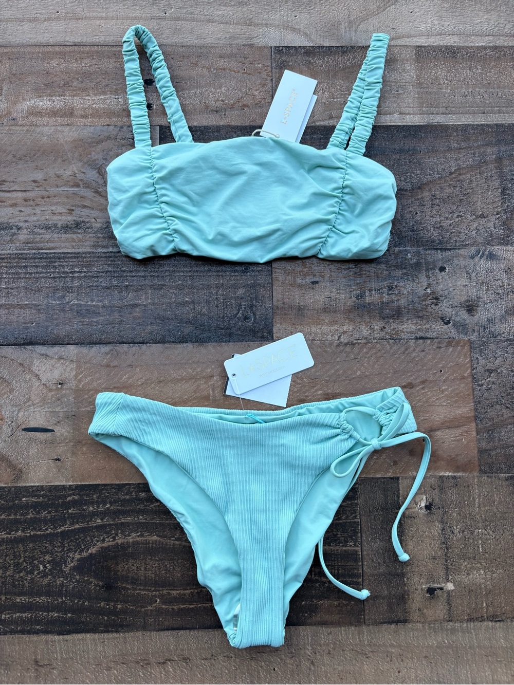 L*SPACE Bikini Set Joanna Top and Amal Side Tie Bottom